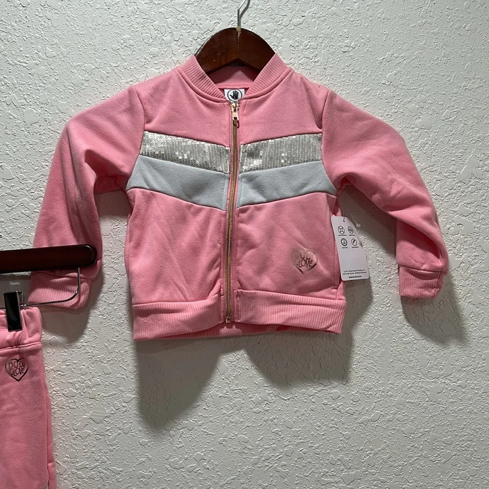 💐Body Glove pink  Active Jogger set size 3 NWT
